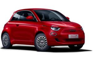 Fiat 500E Red